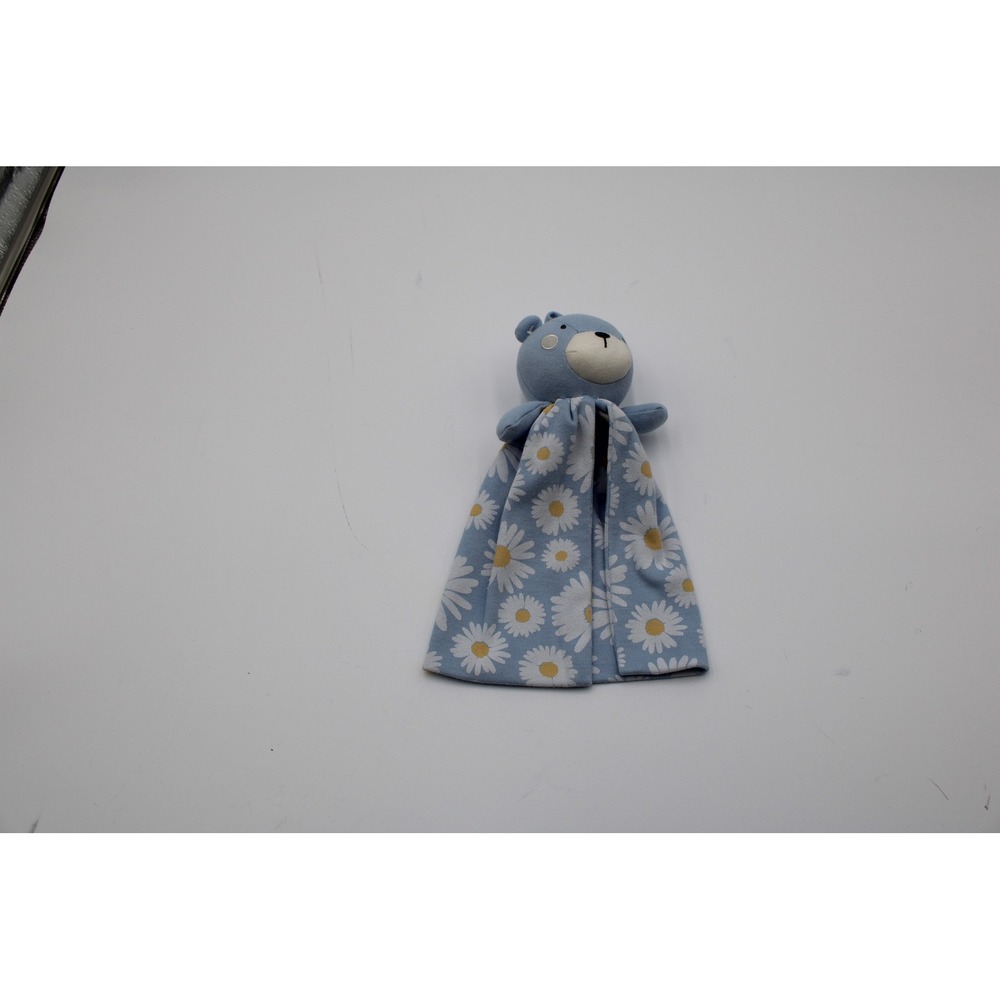 Sterling Baby Security Blanket Lovey Blue Bear Daisy Floral S02988